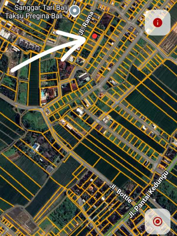 dijual tanah pantai kedungu