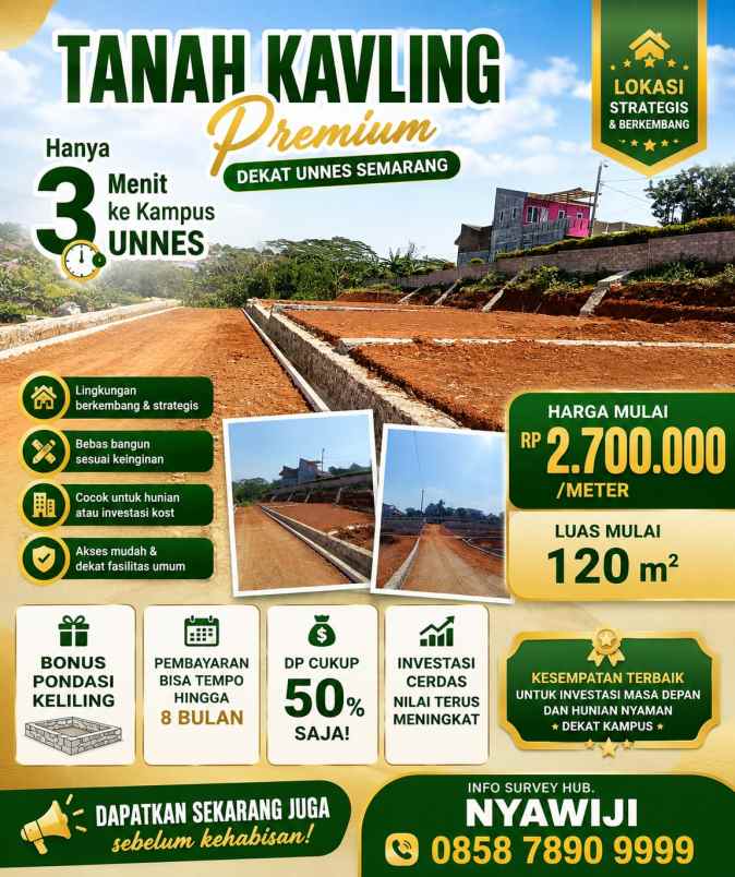 dijual tanah patemon