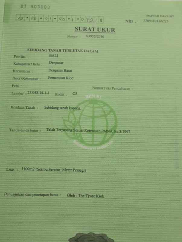 dijual tanah raya imam bonjol