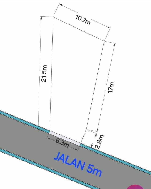 dijual tanah raya padonan dawas