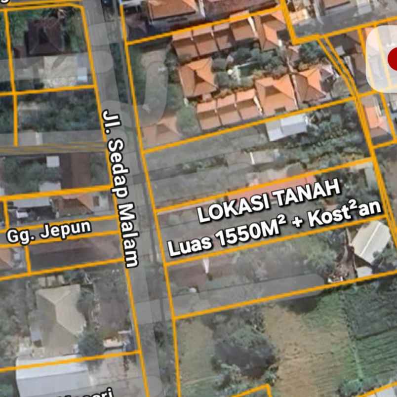 dijual tanah sedap malam