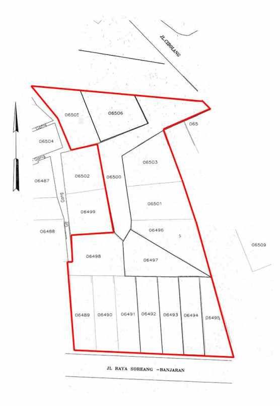 dijual tanah strategis pinggir jalan arteri