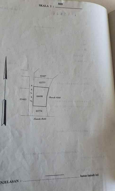 dijual tanah tegal cupek umalas