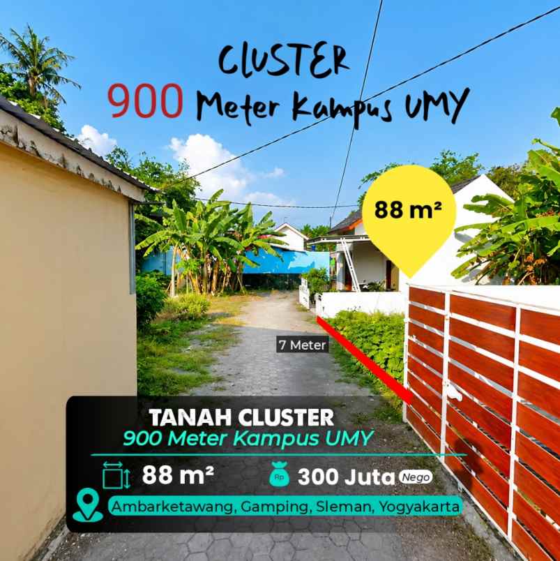 dijual tanah umy