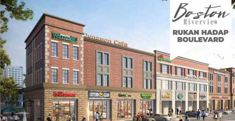 disewakan ruko boston pik2 3lantai