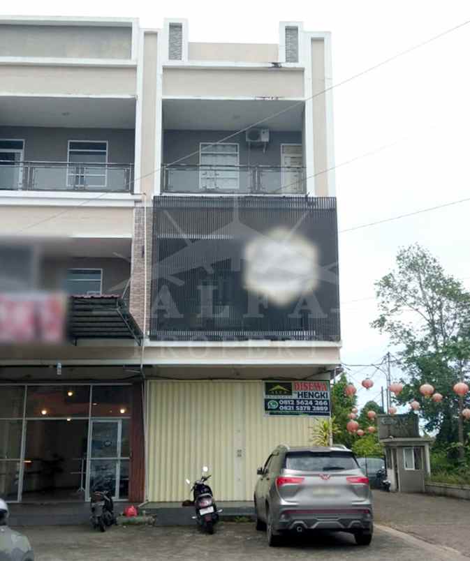disewakan ruko gudang kantor jalan purnama
