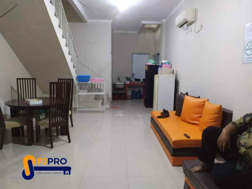 disewakan ruko rose garden gandeng 2 unit siap pakai