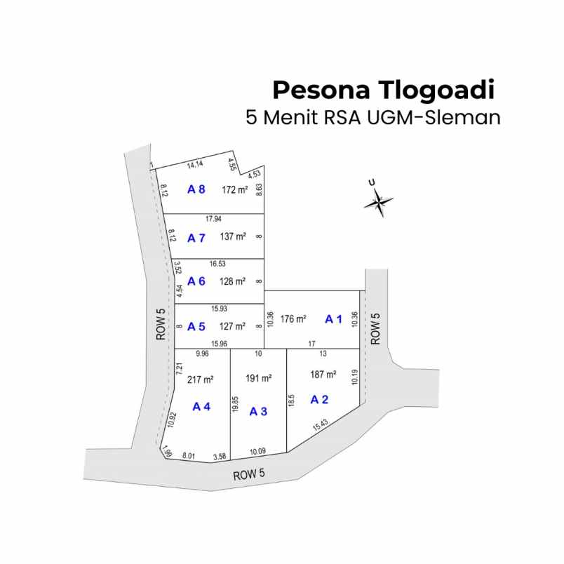kavling tlogoadi jogja dekat jcm dan rsa ugm