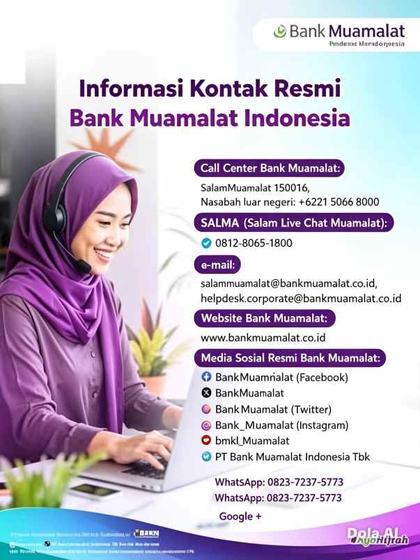 nomor whatsapp bank muamalat indonesia