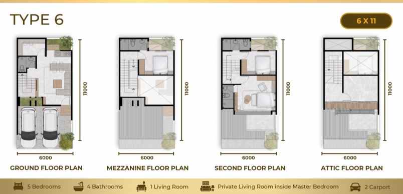 pacific garden puri jakarta rumah harga mulai 2 m an