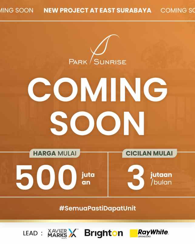 park sunrise dp 0 rumah hanya 600jt an