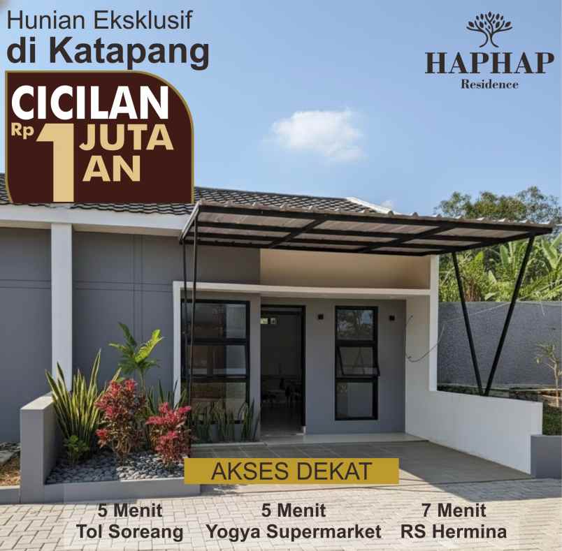 rumah 1 lantai tanpa dp cicilan 1 jutaan