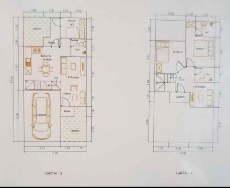 rumah 2 lantai 2 km gerbang tol bekasi timur