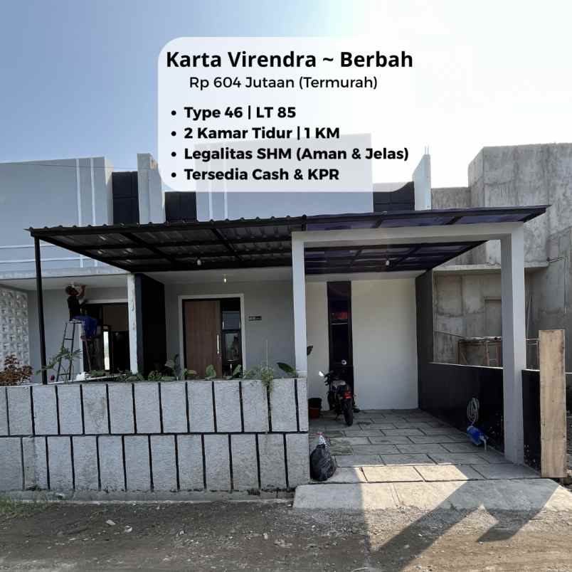 rumah akses jogja solo tipe 60 85 berbah 660 jutaan