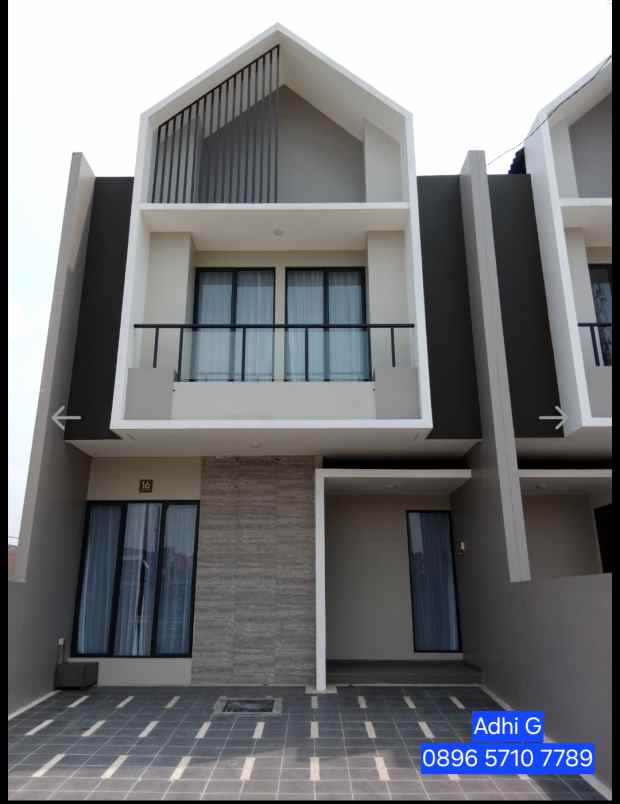 rumah baru minimalis modern di batununggal bandung