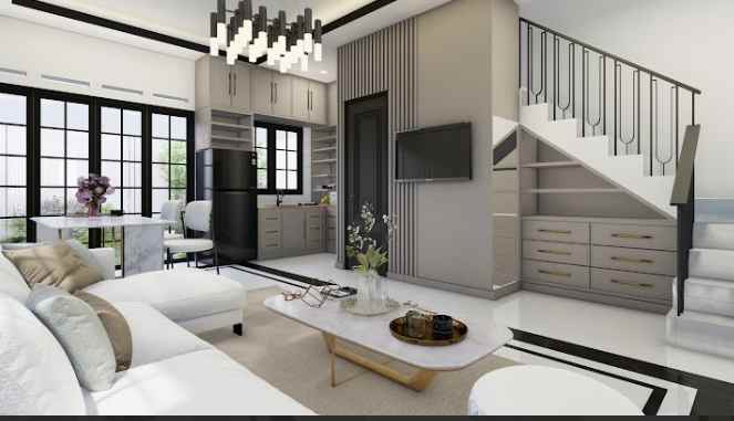 rumah clasik 2 lantai nempel tol cijago depok