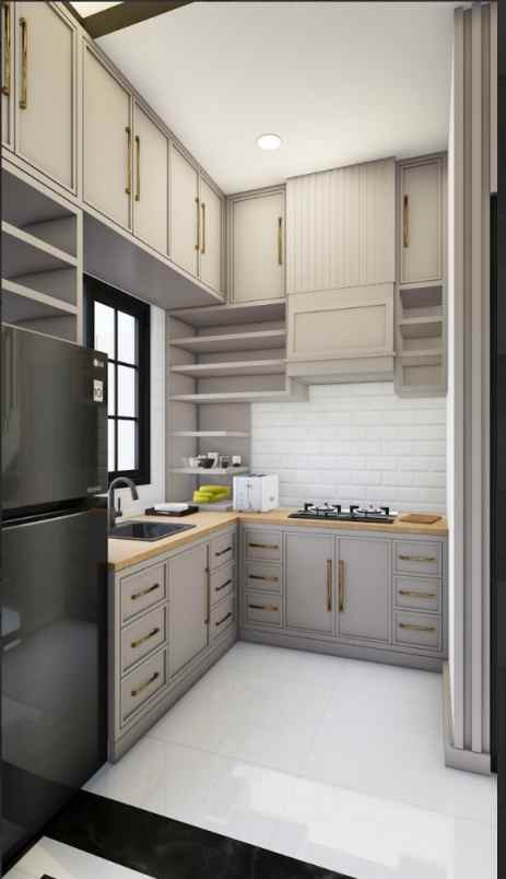 rumah clasik 2 lantai nempel tol cijago depok