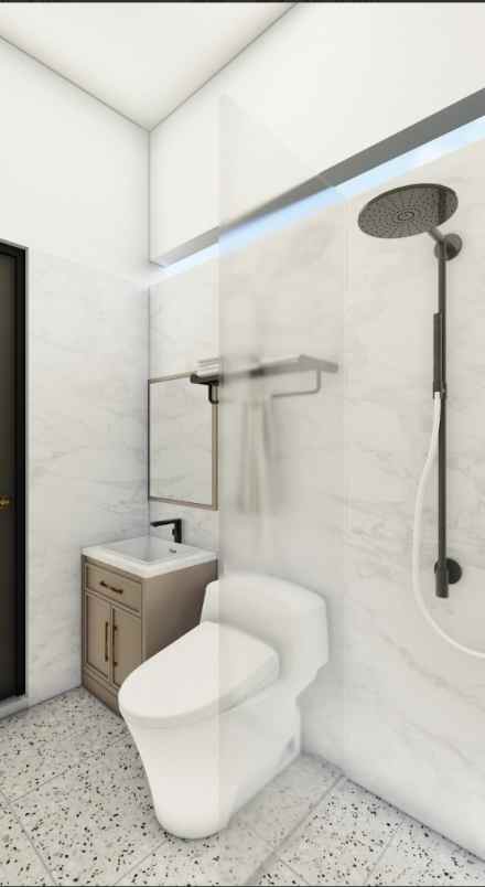 rumah clasik 2 lantai nempel tol cijago depok