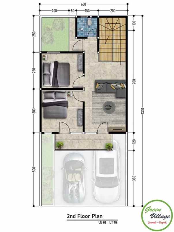 rumah cluster green vilag juanda