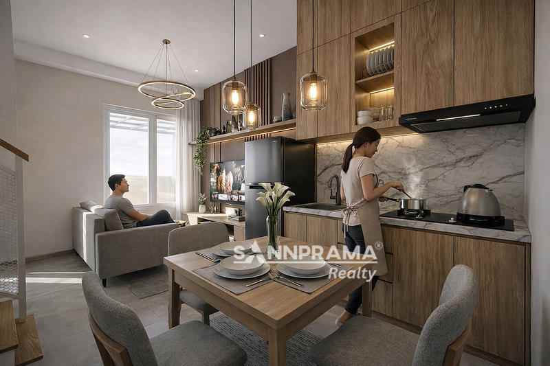 rumah cluster minimalis di limo depok