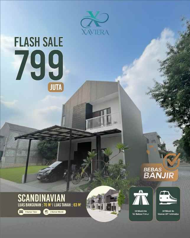 rumah dekat smpn 16 kota bekasi murah