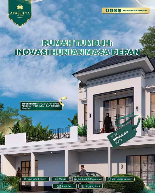 Rumah Emerald Tanpa Riba Di Bekasi