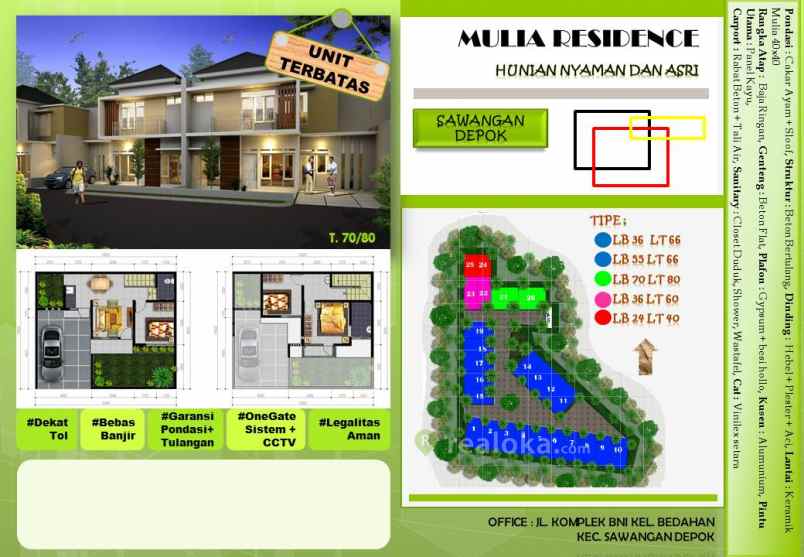 rumah komplek bni jalur 1