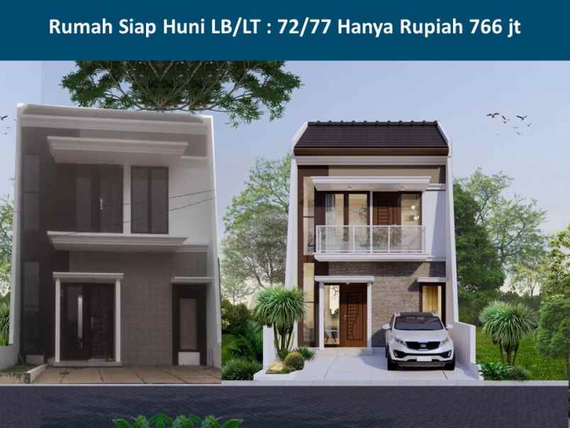 rumah kpr syariah depok dp 20 all in