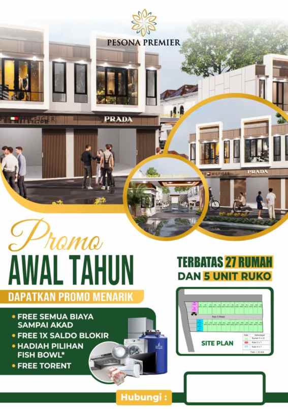 rumah mewah 2 lantai 3 juta all in di limo depok