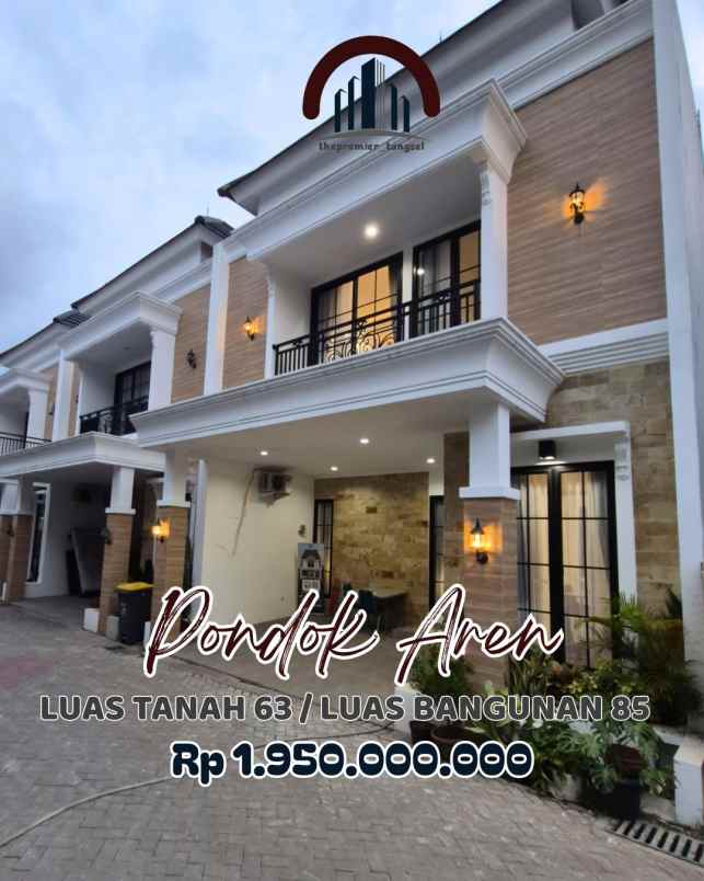 rumah mewah dalam cluster dekat stan bintaro tangerang