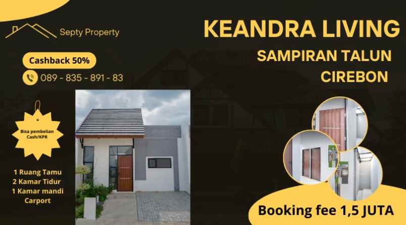 rumah murah cuma 5 jutaan di keandra living sampiran