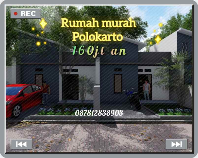 rumah murah dekat kantor kecamatan polokarto sukoharjo