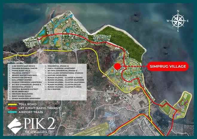 rumah simprug village pik 2 type celesta