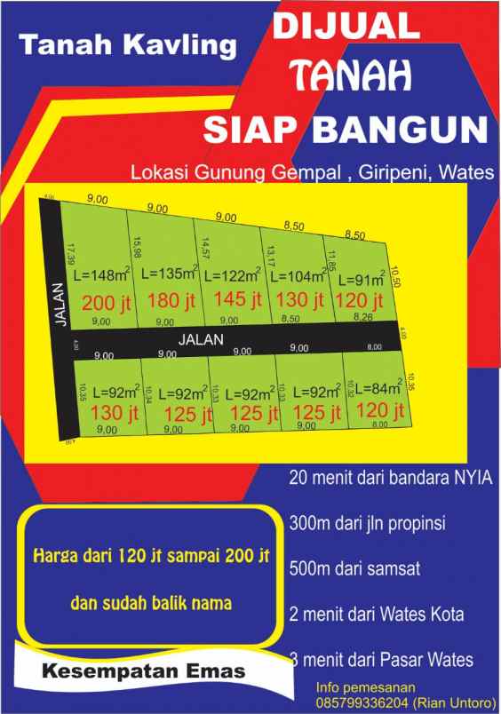 tanah gunung gempal giripeni