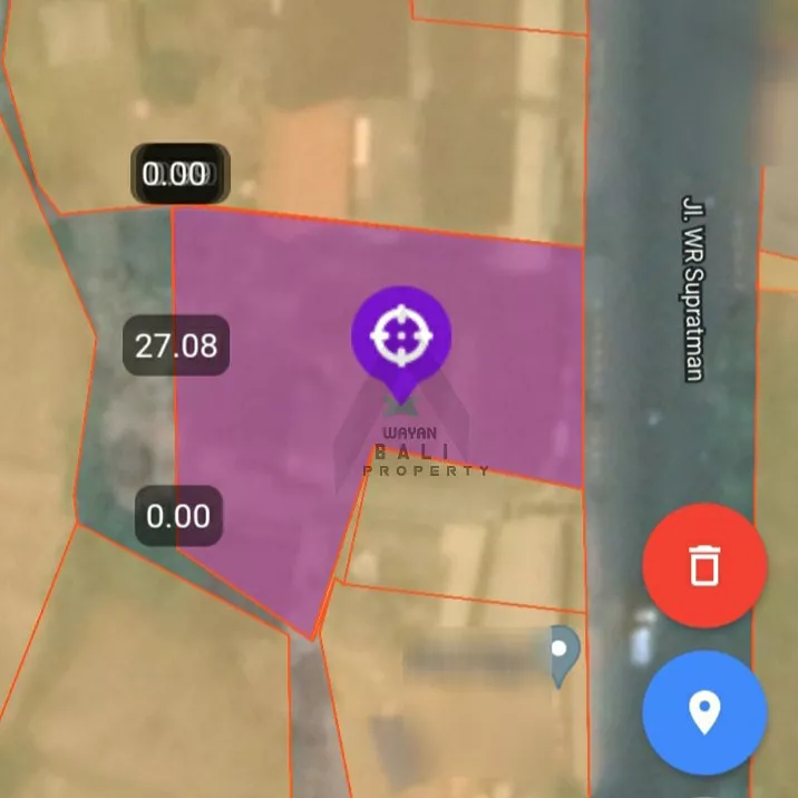 tanah jl wr supratman