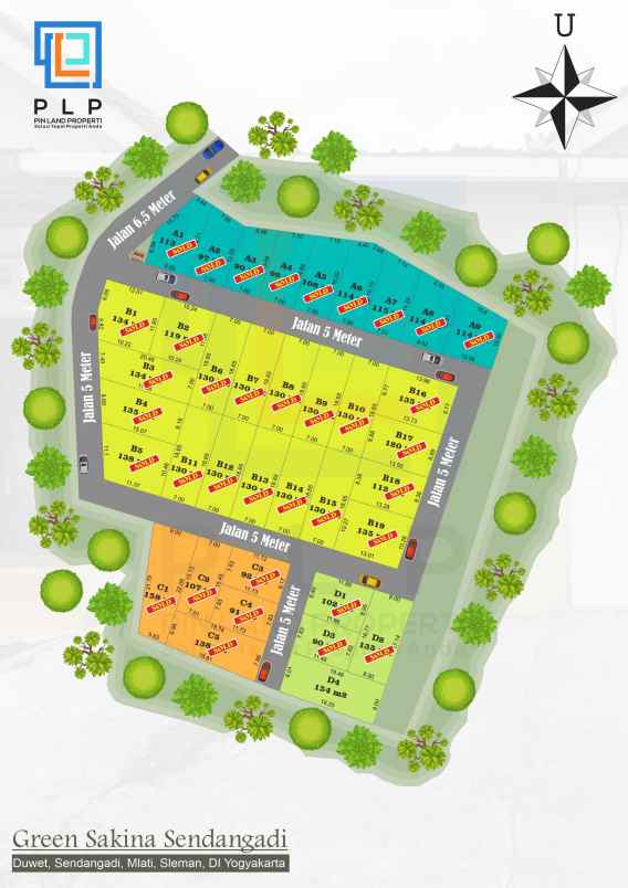 tanah kavling harga terjangkau di selatan pemda sleman