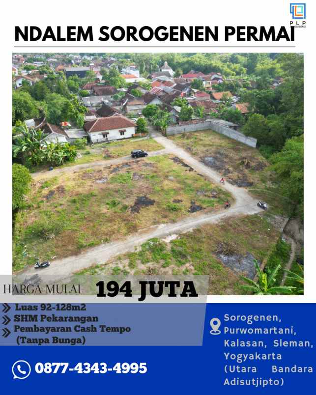 tanah kavling utara bandara adisutjipto