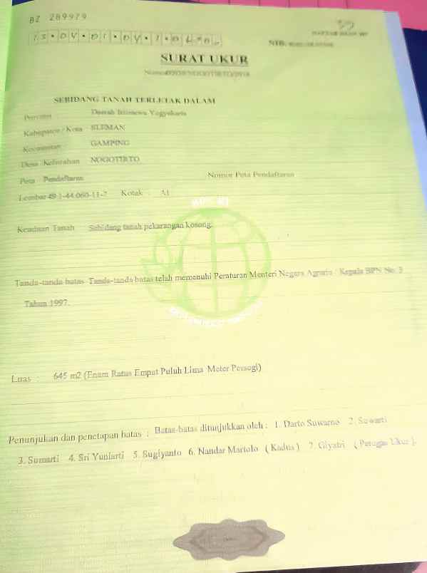 tanah kosong kwarasan dalam ringroad yogyakarta