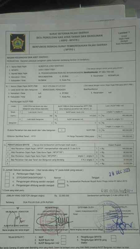 tanah luas murah dekat pusat kota wates