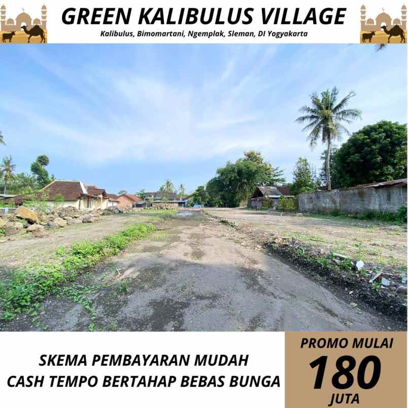 tanah murah 180 juta di ngemplak lokasi strategis