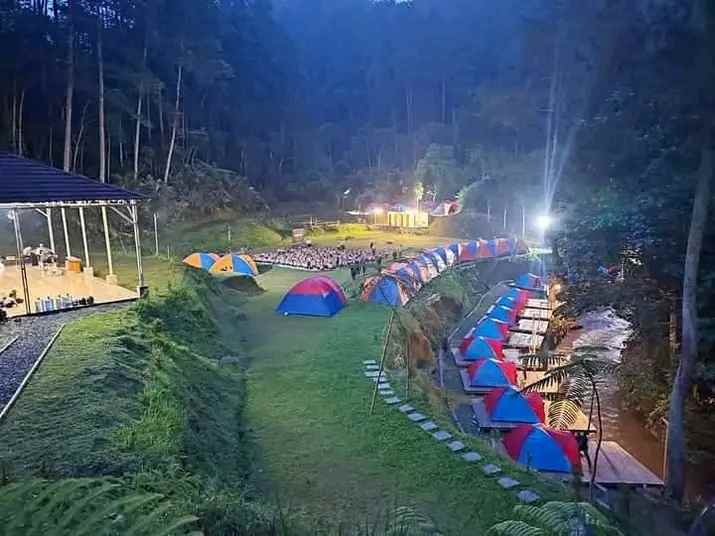 tanah sumber mata air panas di bogor timur