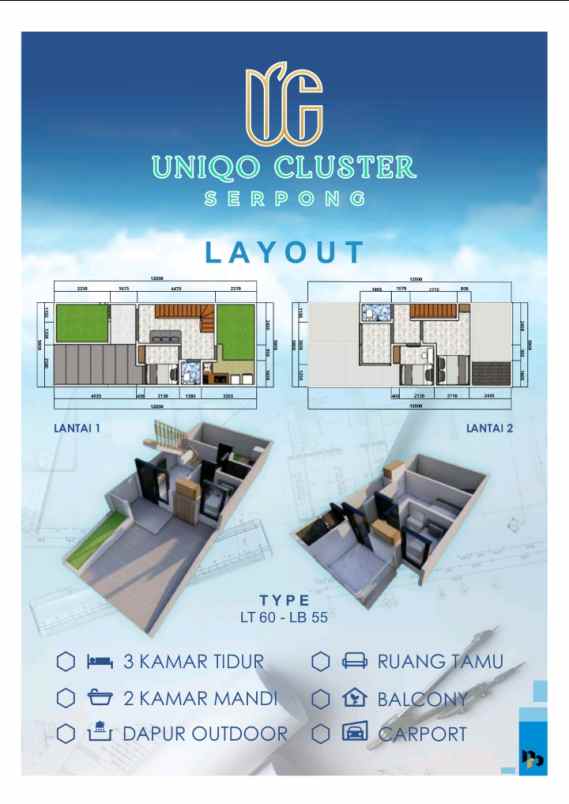 uniqo cluster serpong hunian nyamah untuk masa depan