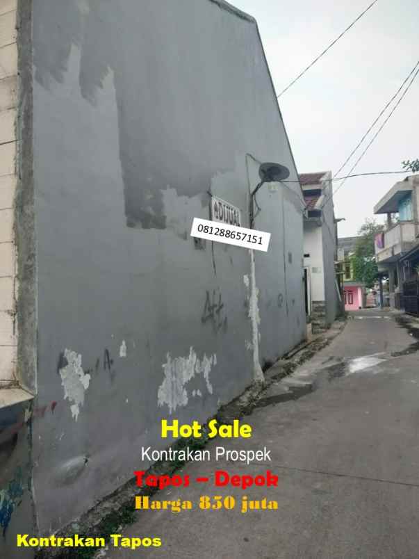 bu rumah kontrakan prospek di kp setu tapos depok