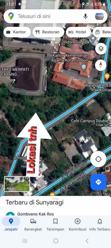 d jual tanah lokasi strategis