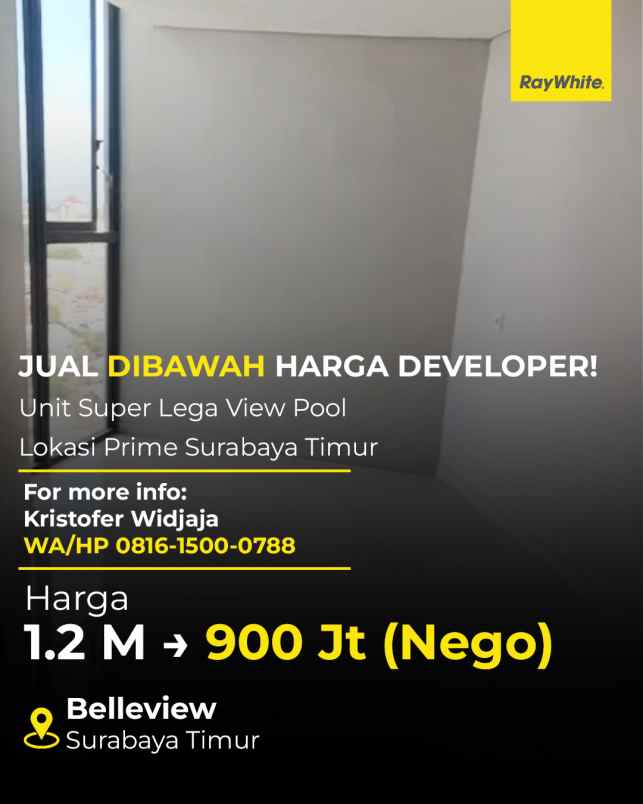 dijual apartemen belleview manyar kertoarjo