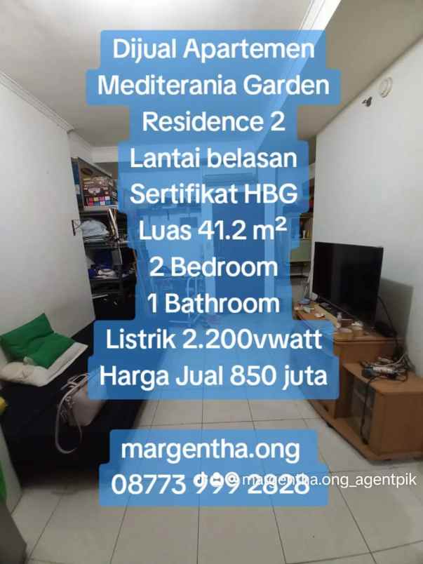 dijual apartemen pantai indah kapuk jakarta