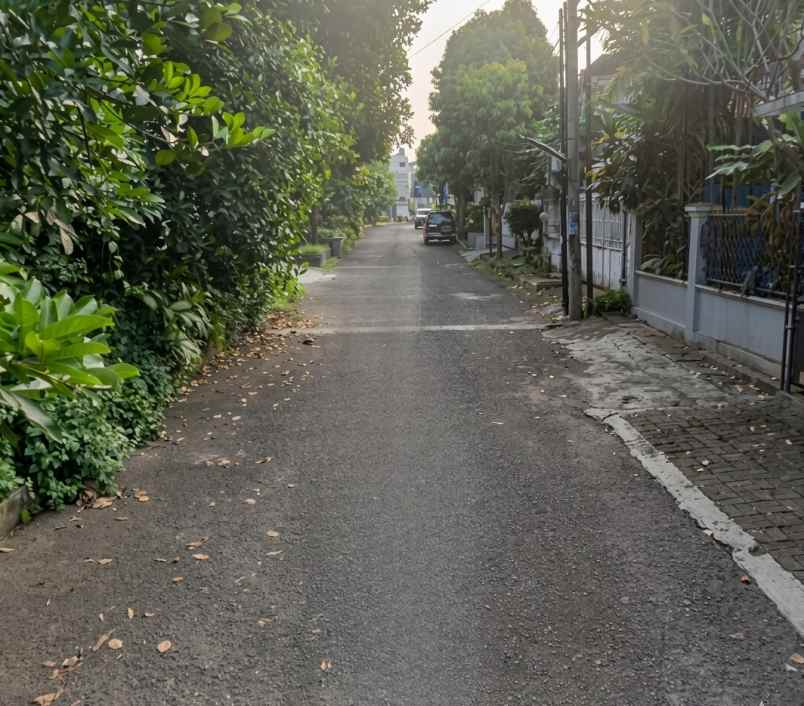 dijual cepat tanah dalam perumahan cinangka depok