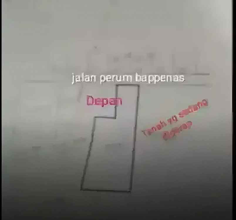 dijual cepat tanah dalam perumahan cinangka depok