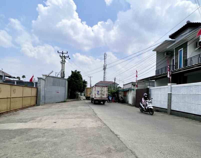 dijual gudang akses container di gunung putri bogor