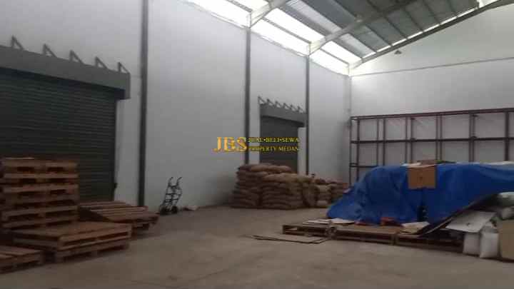 dijual gudang dan tanah di jalan sunggal medan
